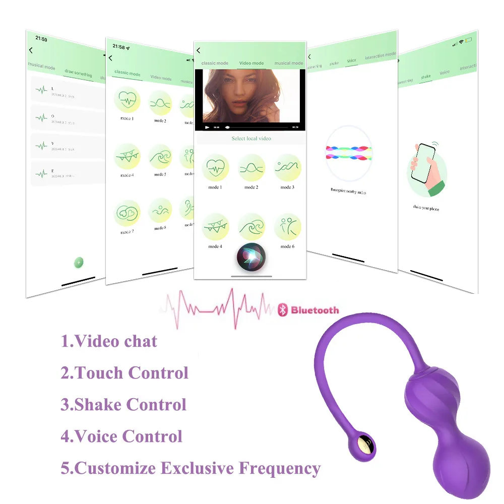 Wireless App Vibrator Female for Women Remote Control Bluetooth Dildo Vibrating Egg Erotic Sexulaes Toy for Women Couple Shop