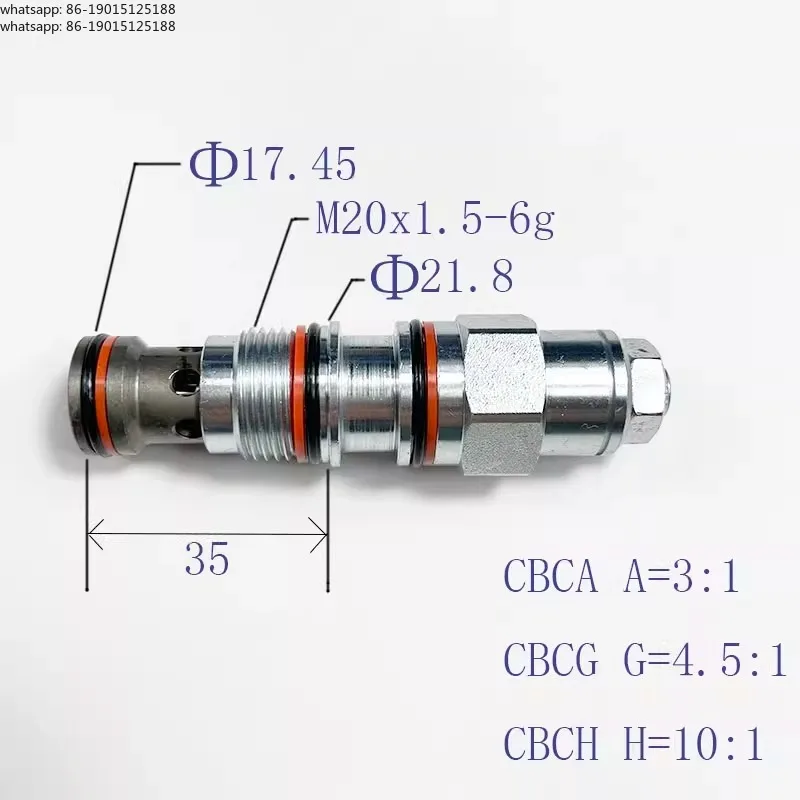 CBCA/CBCG Balance Valve PF12 Load Sensing Control Valve Construction Machinery Crane Winch