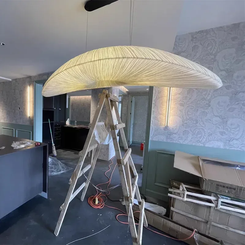 

Liana S Pendant Lamp Creativity fabric lampshade Designer Sailboat Hanging Lamps Living Room Bedroom restaurant decoration light