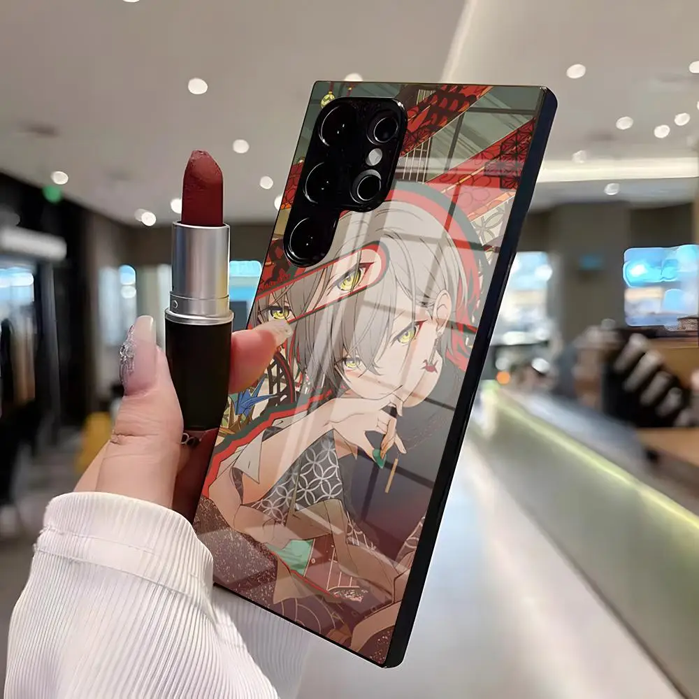 Hinomori Shiho Phone Case For Samsung S26 Ultra S25 Edge Ultra S23 S22 S21 S20 Ultra Plus S24 Fe A25 Glass Cover