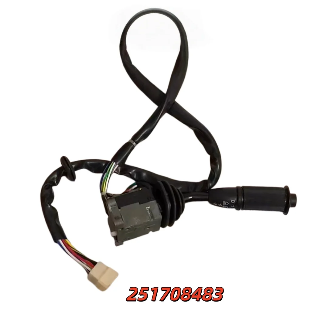 XCMG LW300K/500K/KL/KN/F/FV/KV Loader Steering Combination Headlight Switch 803604585 Steering Light Switch 251708483 252911971