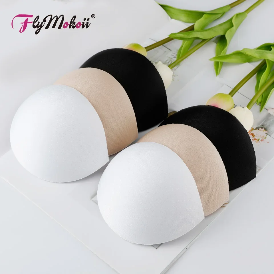 10 Pairs/Lot Sexy Women Sponge Bra Pad Chest Cups Breast Enhancer Push Up Bikini Inserts Invisible Thick Bra Pads for Swimsuit