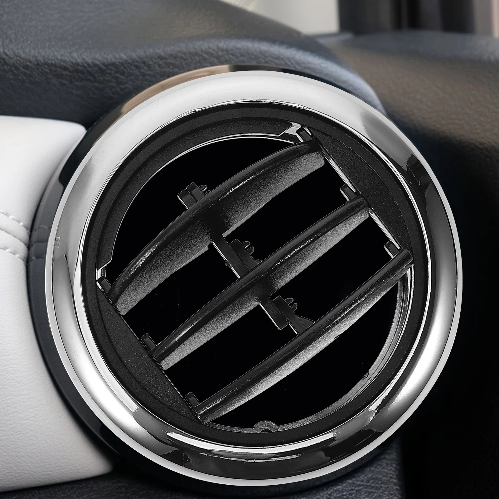 

Round Electroplate Air Conditioning Vent Outlet for Rv Bus Electric Car Caravan Diameter 87Mm 75Mm Tube Size 46Mm Universal