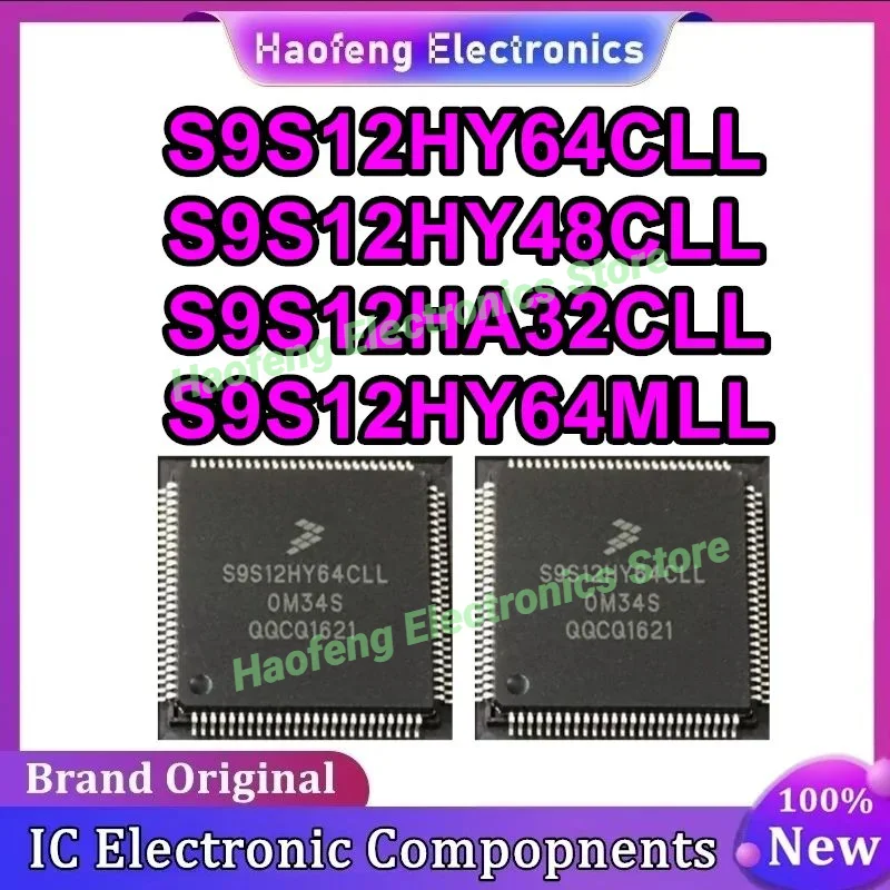 

S9S12HY64CLL S9S12HY48CLL S9S12HA32CLL S9S12HY64MLL 0M34S QFP100 IC чипсет Новый на складе