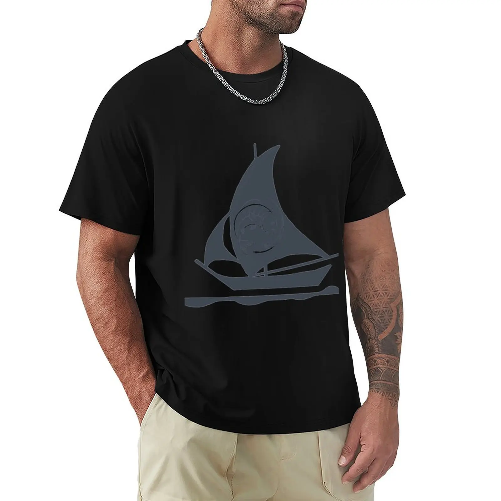 fishing boat T-Shirt Soft Durable Cotton T-Shirt