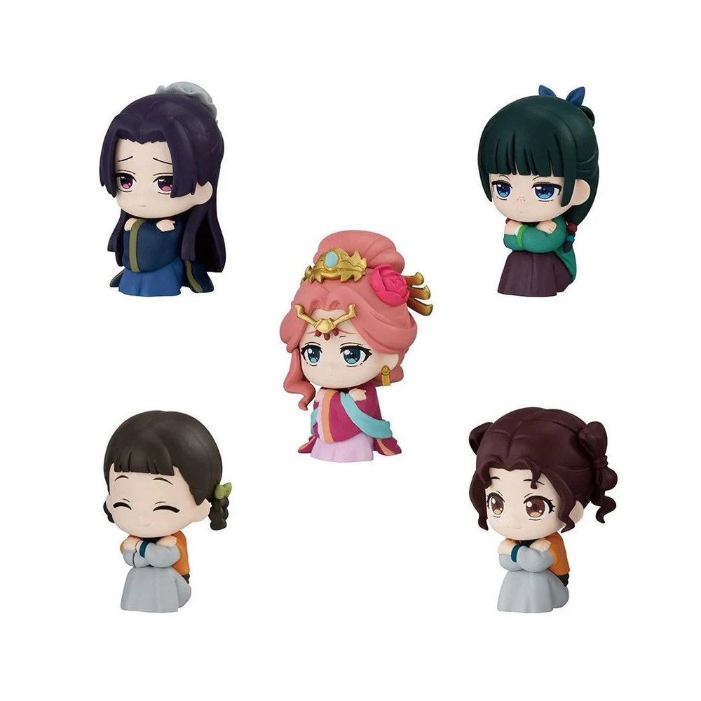 

JP Anime Maomao Jinshi Figure peripheral Maomao Jinshi figurine mini cute Maomao action figure PVC Model desktop small ornaments