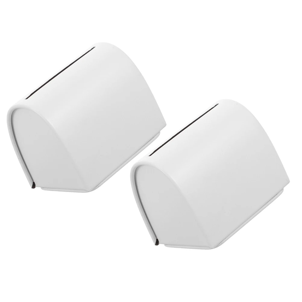 

2pcs Razor Iron Box Case Razor Slices Case Durable Portable Shaving Container Travel Friendly Sturdy Metal