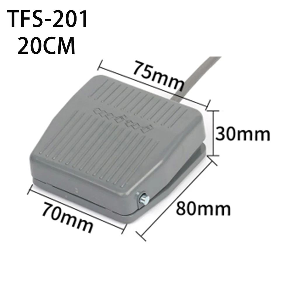 Foot switch TFS-201 pedal switch reset switch wire 220V10A