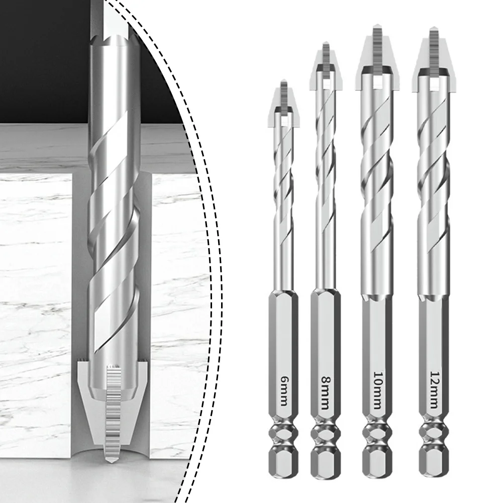 

Набор сверл с 9 лезвиями, 4 шт., эффективные для бетона, мрамора, эксцентриковые сверла Herramientas, паяльник, электроинструменты