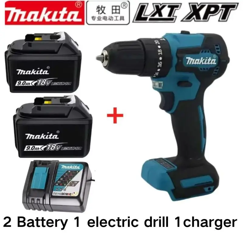 

New 100% Original Makita Replacement 18v 5Ah/6Ah/9Ah Battery,For Original Makita Tool Lithium Battery+electric drill+charger