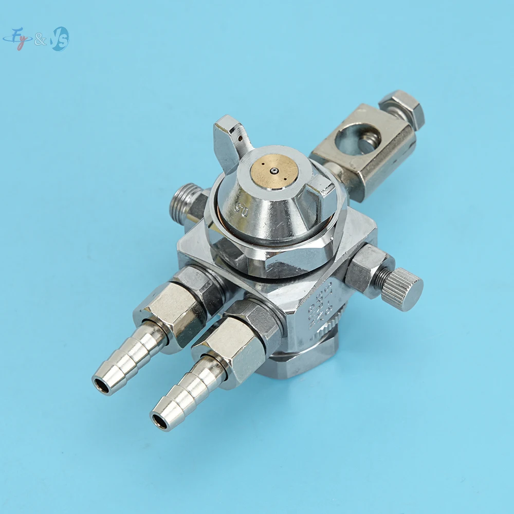 Automatic ST-6 ST-6R Spray Gun, Industrial Spray Gun for Paint, Flux, Alcohol & Liquid Spraying, 0.5mm/1.0mm/1.3mm/2.0mm Size