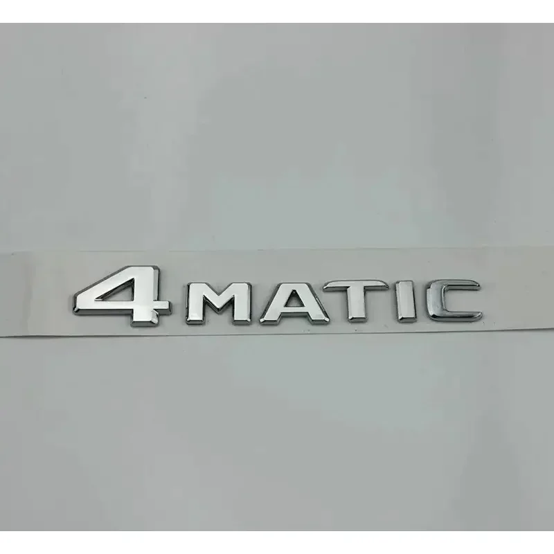 OK 3D For Mercedes Benz A B C E G S ML SL CL GLA CLA Class AMG 4MATIC 4 MATIC Trunk Chrome Matte Black Letters Emblem Badge stic