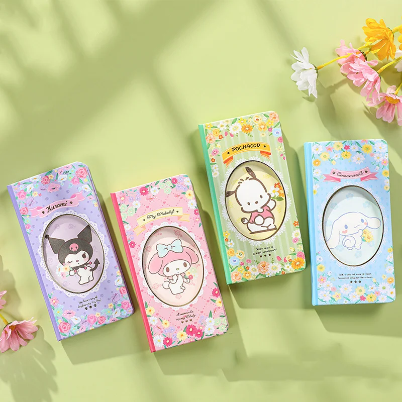 

Sanrio Mymelody Pochacco Cinnamoroll Small Notebook Portable Notebook Cute Cartoon Notebook Student Notebook Message Book Diary