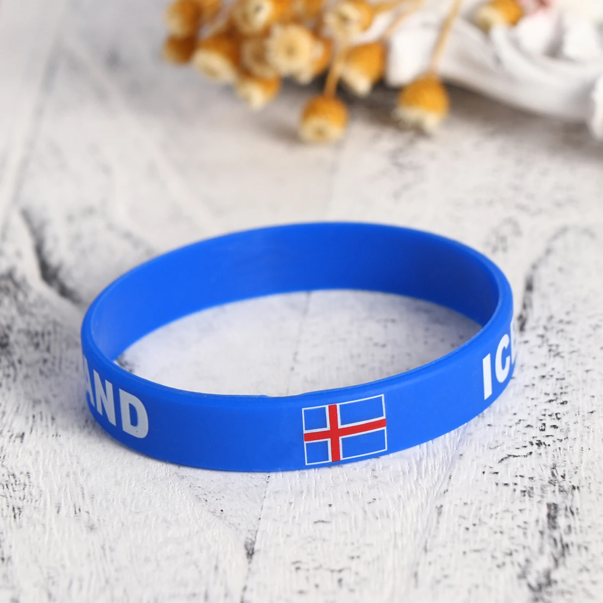 

6 Pcs Silicone Bracelet Wristbands Sweat Tennis Bracelets Bulk Flag Football Event Country Mexican