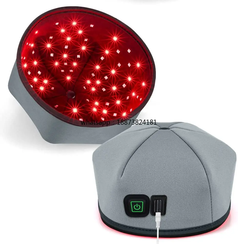 شعار مخصص Redlight العلاج كاب بالقرب من الأشعة تحت الحمراء 660nm 830nm LED قبعة الضوء الأحمر الشحن السريع