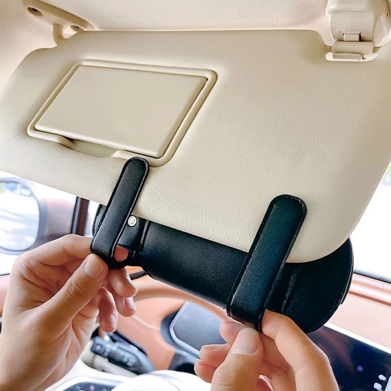 Car Sun Visor Storage Box Storage Bag Glasses Sunglasses Case Holder for Chery Tiggo 7 Pro 8 4 3 2 T11 5X Amulet Car Accessories