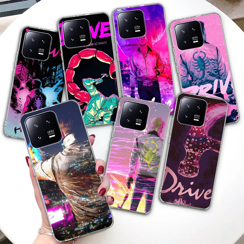 Drive Art Ryan Gosling Case for Xiaomi Mi 11T 13 11 10T 8 9 CC9 A3 CC9E 11i 12 12X 8 9T Pro 10 Lite Silicone Phone Cover Bolsa