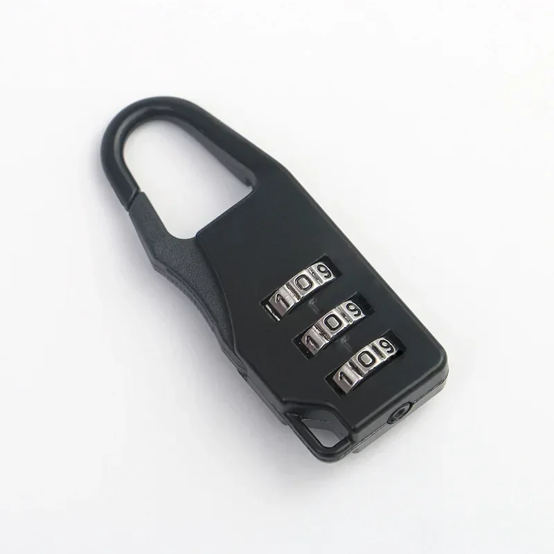 3 Digits Colorful Mini Password Code Combination Padlock Suitcase For Luggage Travel Smart Lock Keyed Anti-thieft Lock image 3
