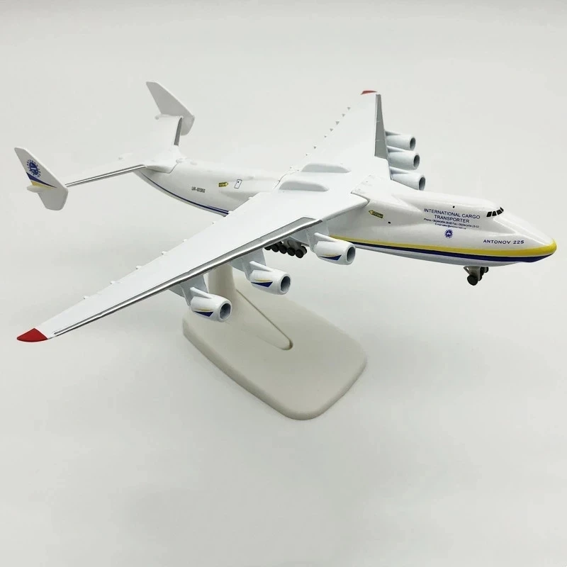 

20cm Alloy Soviet Union Air Antonov 225 Airlines Ukraine An-225 Mriya World Biggest Cargo Airplane Model Plane Diecast Aircraft