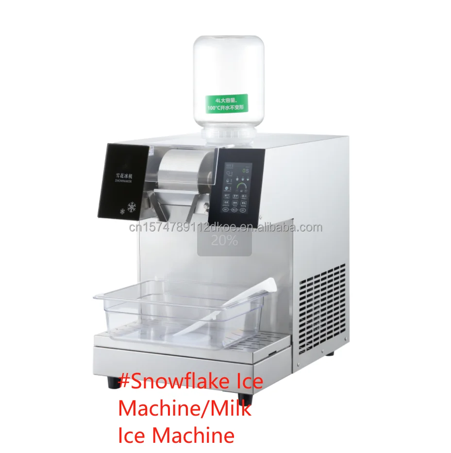 Catering Establishments Bingsu Machine Snowflake Ice Machine Snow Four Colors Snow Ice Flake Machine Bingsu