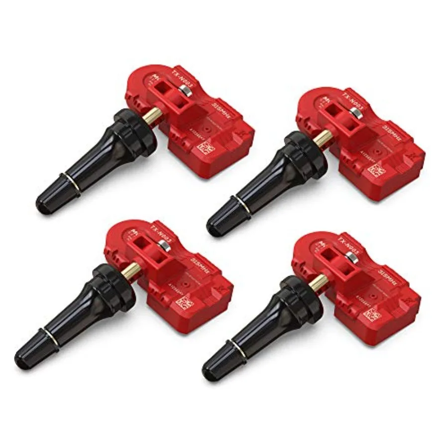 

Датчики давления в шинах MORESENSOR Signature Series 315 МГц TPMS, комплект из 4 штук, предварительно настроенные для определенных моделей более 80 американских брендов, замена