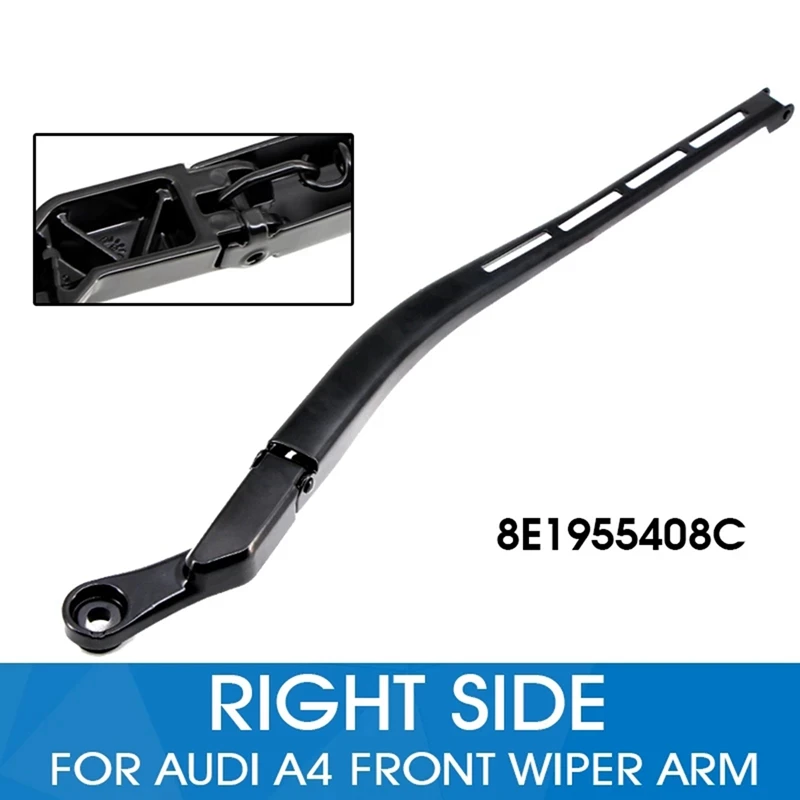 8E1955407C 8E1955408C Front Window Wiper Arm Front Windshield Wiper Arm Automobile For A4 B6 B7 S4 RS4 2004-2009