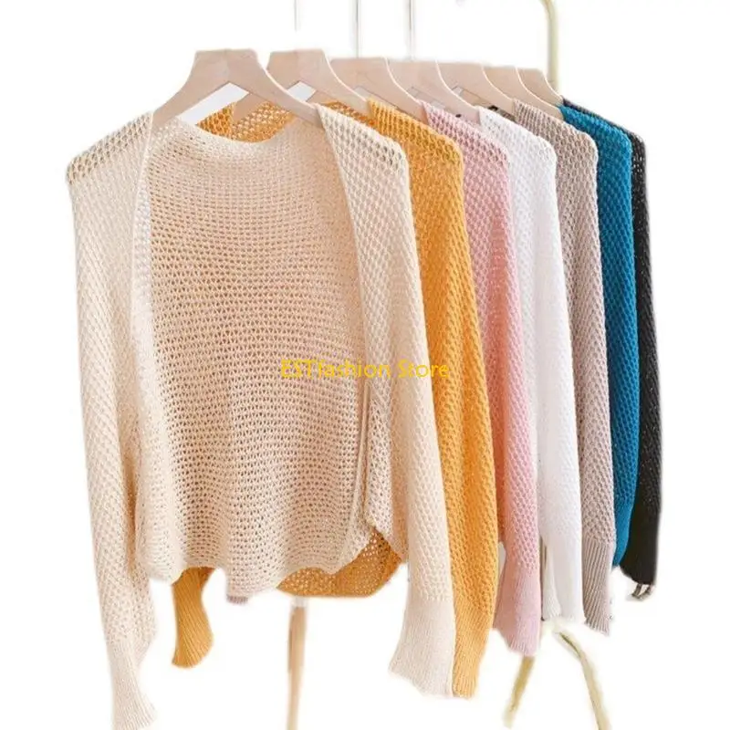 y5gc عباءات أنيقة للنساء الطقس الساخن الطقس العلوي التفاف اللون الكلاسيكي #5