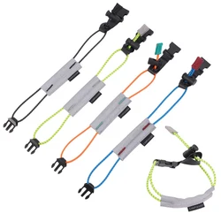Outdoor Bicycle Running Band Cycling Reflective Bands Adjustable Arm Ankle Leg Safety Bands Fits Tightly Elastic Rope Buckle