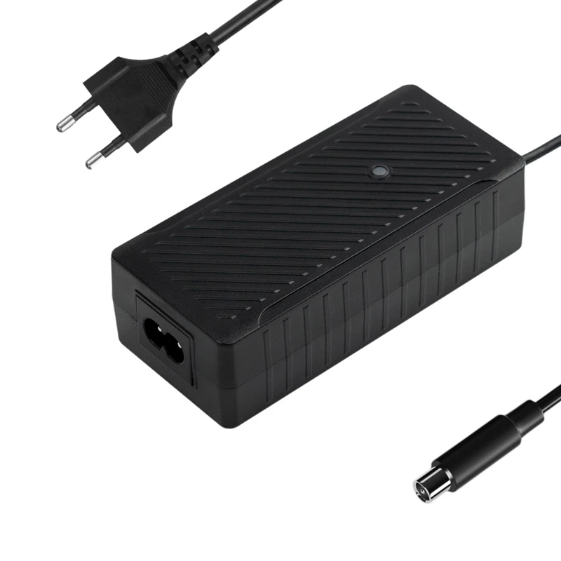 Carregador de bateria de polímero de lítio, 42v, 1,5a, 100-240v, com porta de carregamento original 42v1.5a, carregador portátil