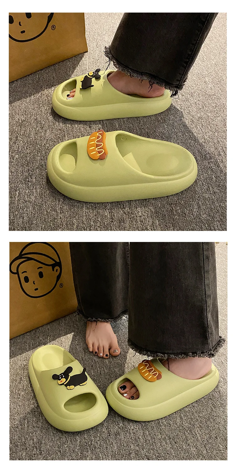 Niedliche EVA-Hausschuhe „Cloud Comfort“ – Unisex-Sommer-Slipper, rutschfeste und geruchsdichte Sandalen mit dicker Sohle für Zuhause/Strand – Detail 5