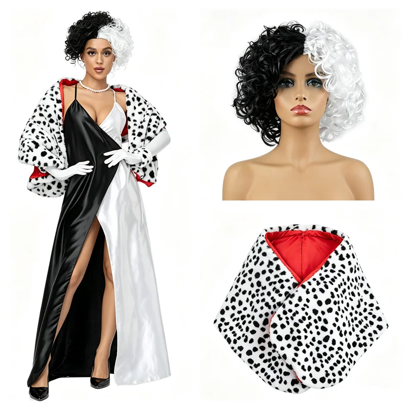 Evil Witch Cosplay Costume Sexy Spaghetti-Strap Dress Witch Costume Fun Costume Prom Dress Halloween Carnival Stage Performance