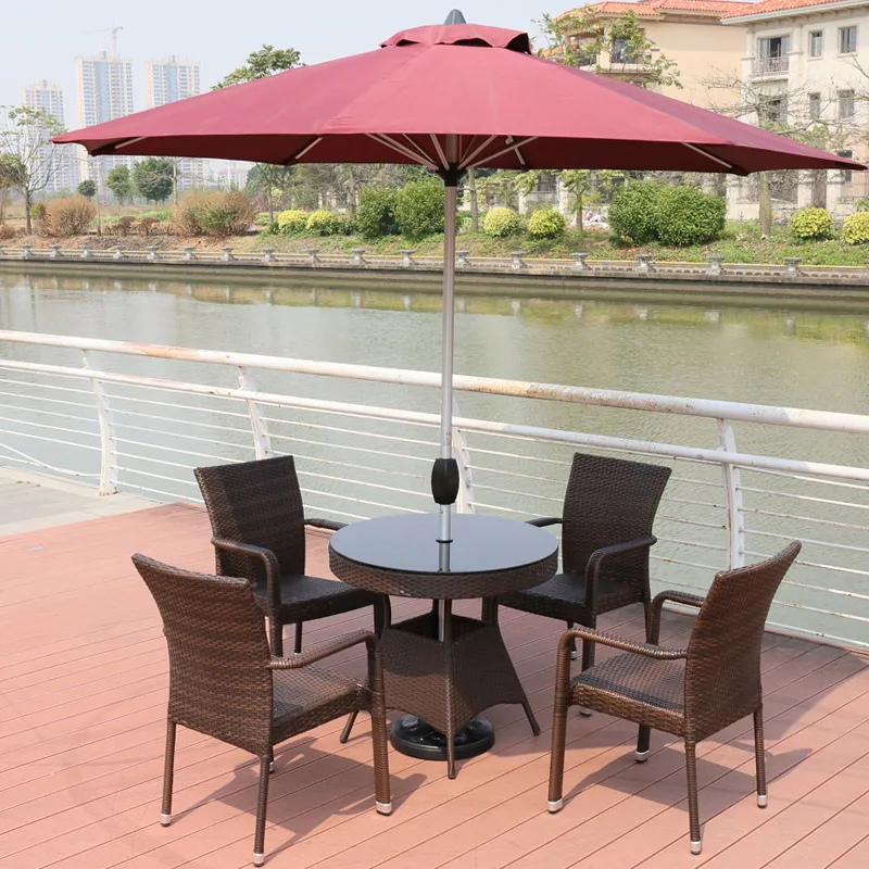 Outdoor chair, outdoor rattan chair, rattan backrest chair, anti-corrosion rattan chair, household and commercial use