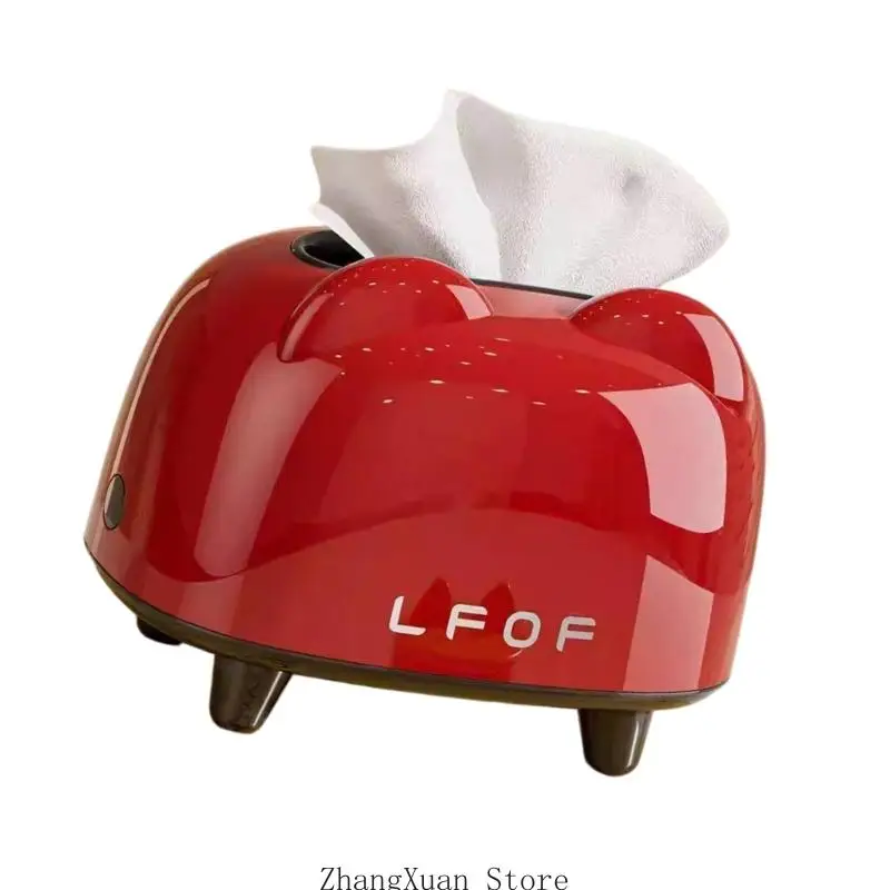 Kunststoff Tissue Dispenser Box Papier Handtuch Lagerung Container Desktop Dekoration 3XUF – Detail 7