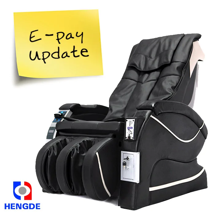 

2024 Most Popular Bank Notes Coins Operated Built-in Money Collector Body 8d 4d Portable Electric Vending Massage Chair