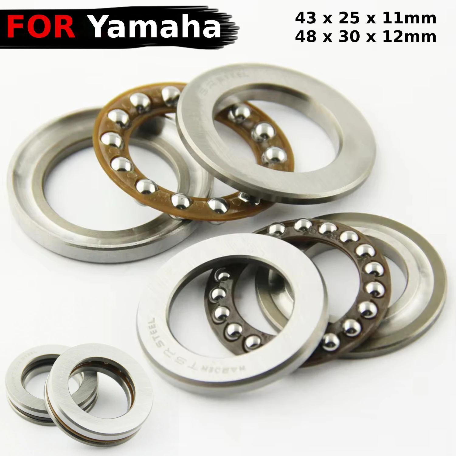 Steering Stem Bearing Seal Kit For Yamaha TW125 TW200 TRAILWAY TW225 XT200 MX250 TT250 TY250 XT250 YZ250 DT360 MX360 YZ360 DT400