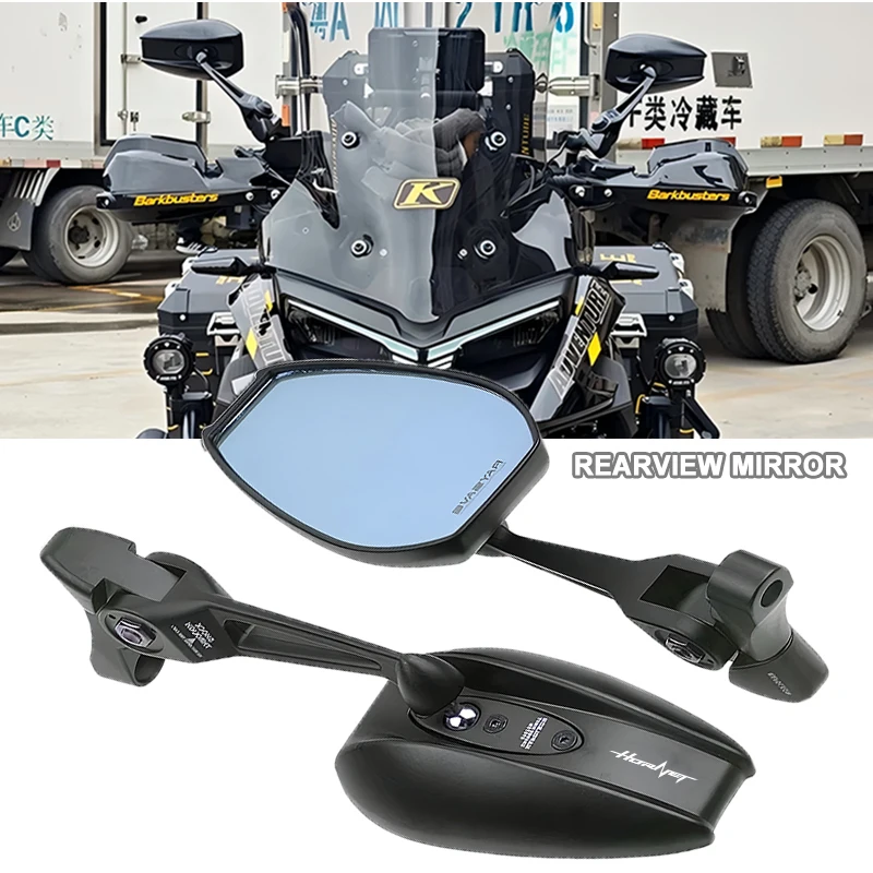 2 pcs AOS4 Motorcycle Rearview Mirrors Lightweight Adjustable For AOS 4  Hornet 600 919 900 CB600F CB599 CB400 Accessories