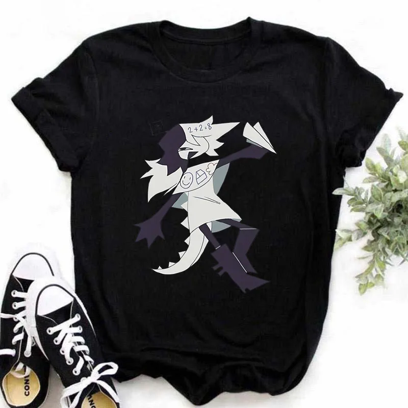 Fundamental Paper Education Adult Fashion T-shirt Summer Women Casual Clothes Short Sleeve Tops Anime Graphics Printed T Shirts