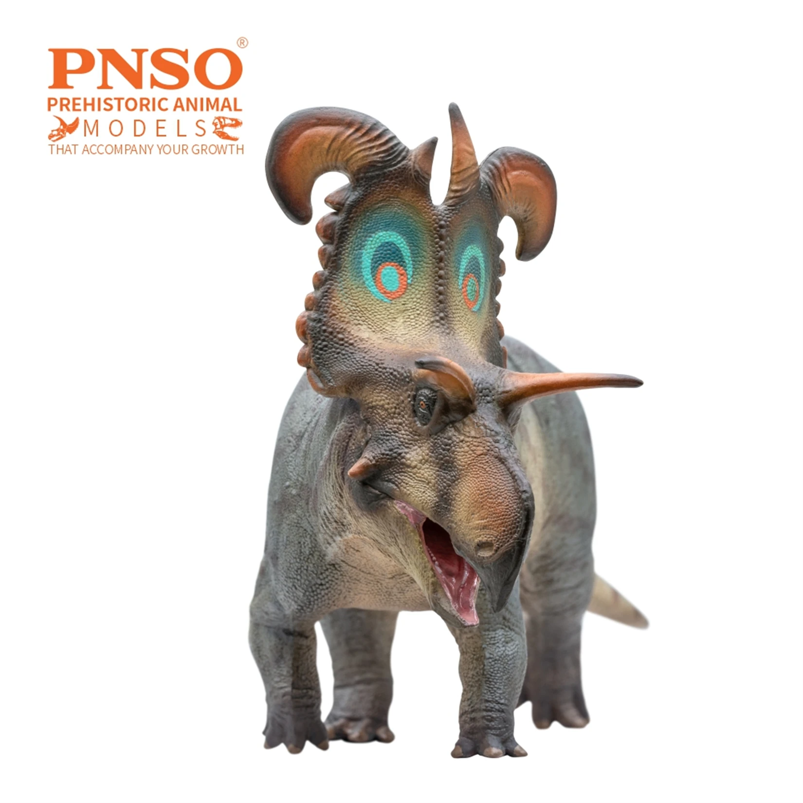 PNSO 86 Lokiceratops Frederik Ceratopsidae Dinosaur Prehistoric Animal Scene Decoration Gift Collection Scientific Statue