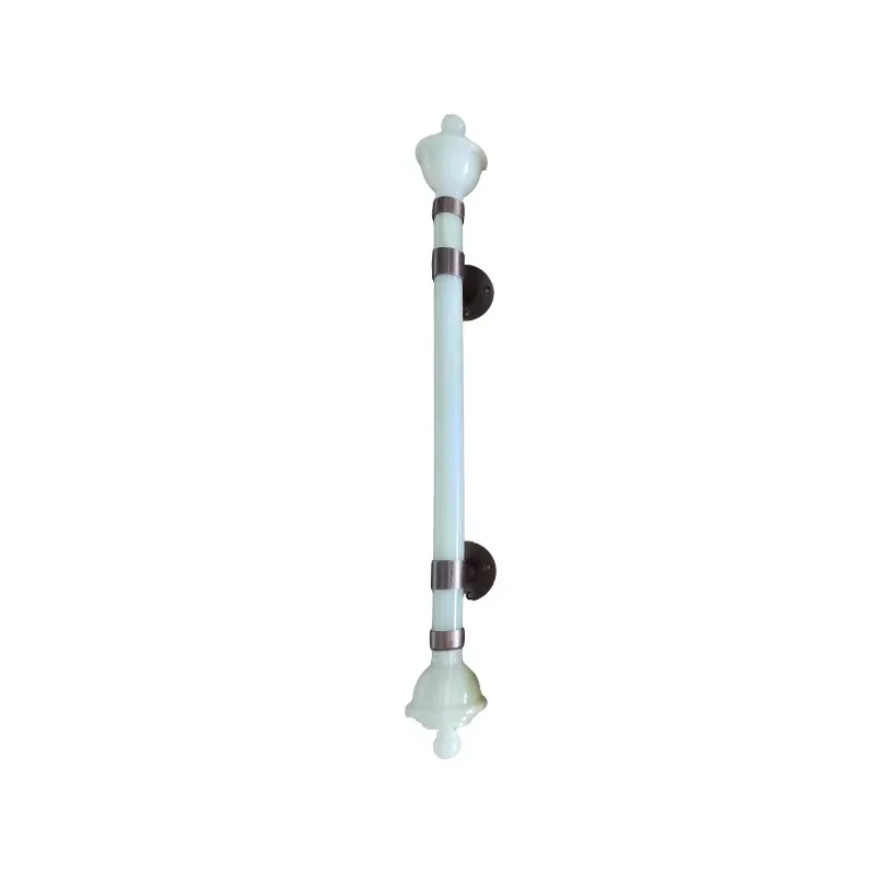 Modern design long door handle in European luxury marble, available in multiple colors.