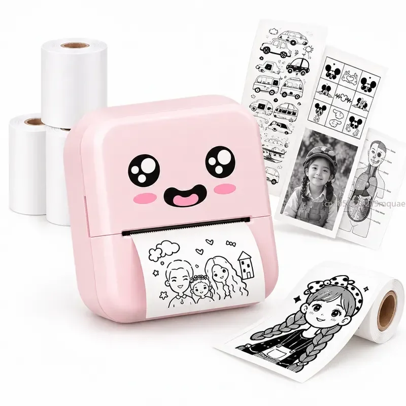 S2 Mini Portable Handheld Thermal Printer Bluetooth Mobile Phone Barcode Labeling Machine For Home Cross Border Logistics Use