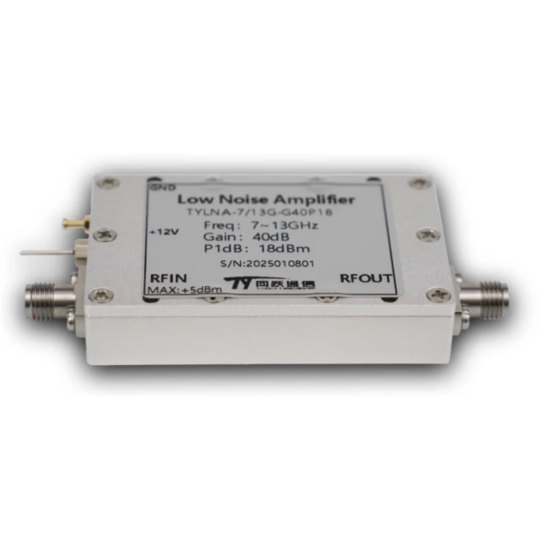 7-13GHz RF Low Noise Amplifier LNA Signal Amplification Low Noise Amplifier X-Band High Sensitivity Receiving