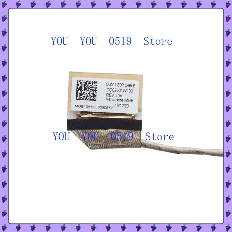 Nueva línea para Lenovo Ideapad 310-15 310-15IKB 310-15ABR 310-15ISK 510-15IKB 510-15ISK 510-15ABR portátil LED LCD LVDS Cable de vídeo
