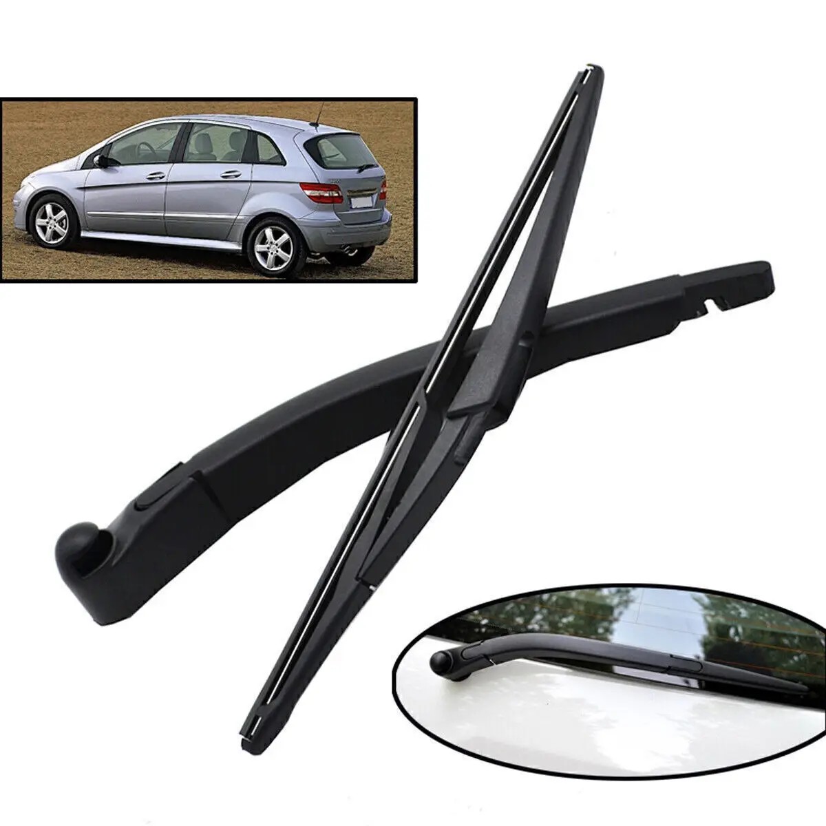 

For Mercedes B-Class W245 Hatchback 2005-2011 305mm 12" Rear Wiper Arm Blade Set Wear Parts Windscreen Wipers Replacement Parts