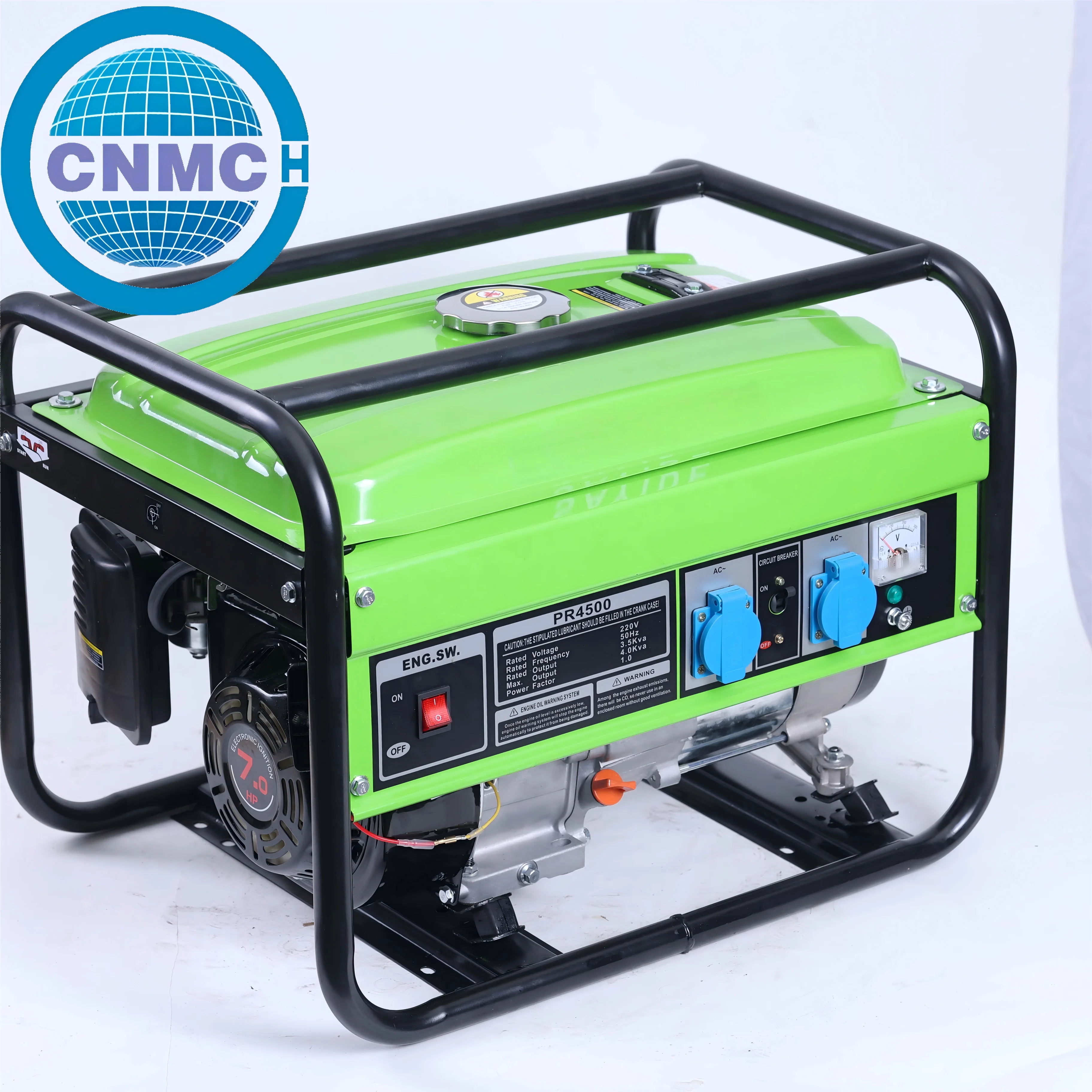 

Генераторная щетка 6500 Вт, возбуждение, 220 В, 50 Гц, 4-тактный цельнометаллический материал, электрический запуск, однофазный, с воздушным охлаждением для домашнего использования