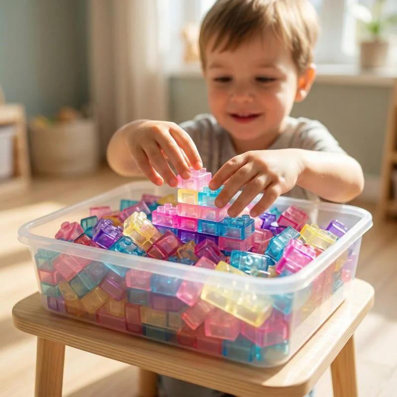 

Squishy Jelly Building Blocks Stress Relief Sensory Toys For Kids Toddlers Playroom Birthday Gift Party Centerpiece Display