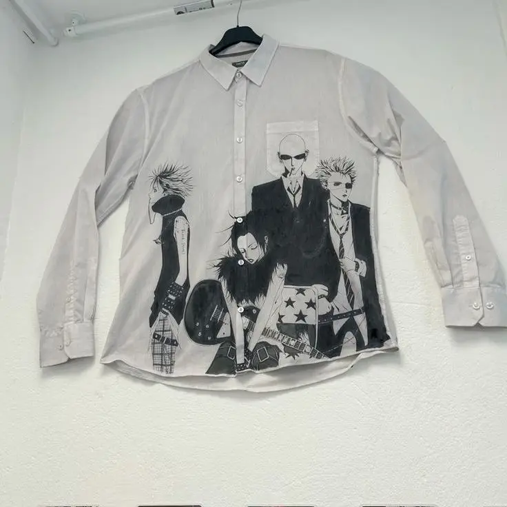 autismss-treasure-house-2025-new-women's-shirt-hot-blooded-anime-characters-white-high-end-feeling-casual-style-pocket-square