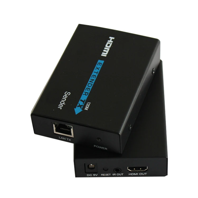 تحويل موسع HDMI 120M عبر IP UTP Cat5e/Cat6 1080P يدعم واحد إلى العديد من الأوضاع