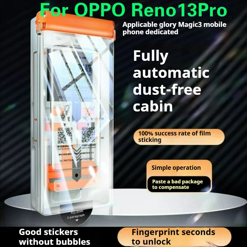 Reno13Pro Roller Sealing Second Sticker Curved Screen Protector For OPPO Reno13 Pro Ceramic Film Reno 13Pro Full Coverage Soft