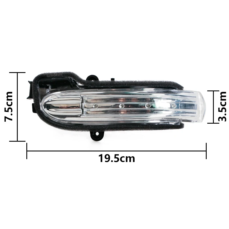 Car Front Marker Light Door Wing Rearview Mirror For Mercedes Benz W203 4Door 2004 2005-2007 Turn Signal Indicator Side Lamp