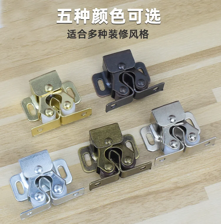 Bead lock clip lock body clip old-style cabinet door wardrobe brass hardware fittings hinge wooden door latch pure copper door